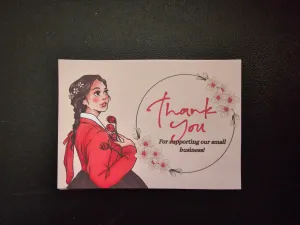 Thank You Cards, Little Card To Say A Big Thank You, Ships to US only, Supportive Cards For Your Business Customers and Clients