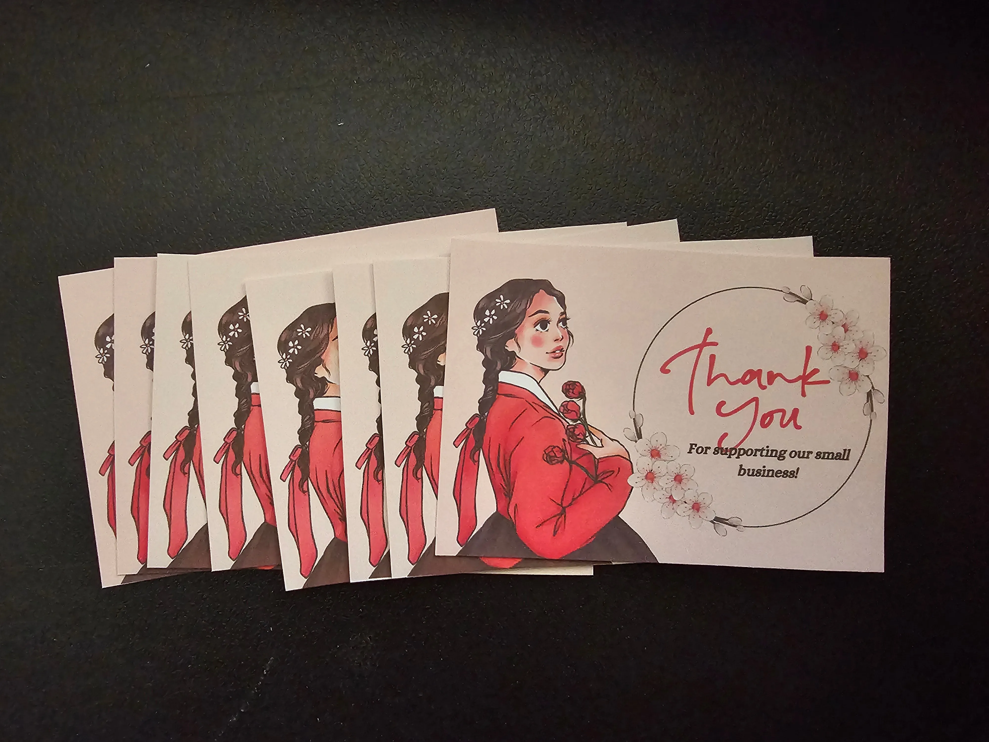 Thank You Cards, Little Card To Say A Big Thank You, Ships to US only, Supportive Cards For Your Business Customers and Clients