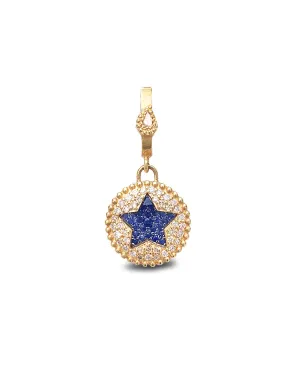 The Crystal Blue Star Pendant