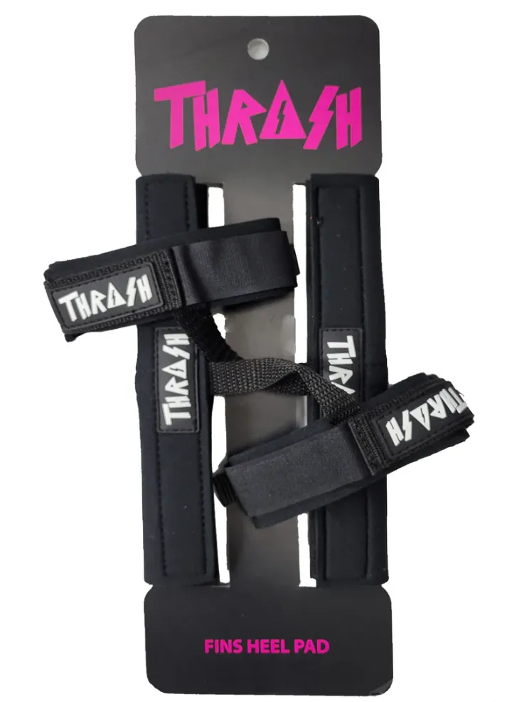 Thrash Bodyboarding Heel & Fin Savers Black
