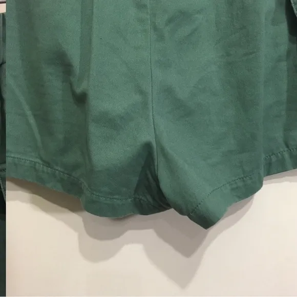 Tna Cargo 3” Shorts Green Size Medium High Rise Utility Style