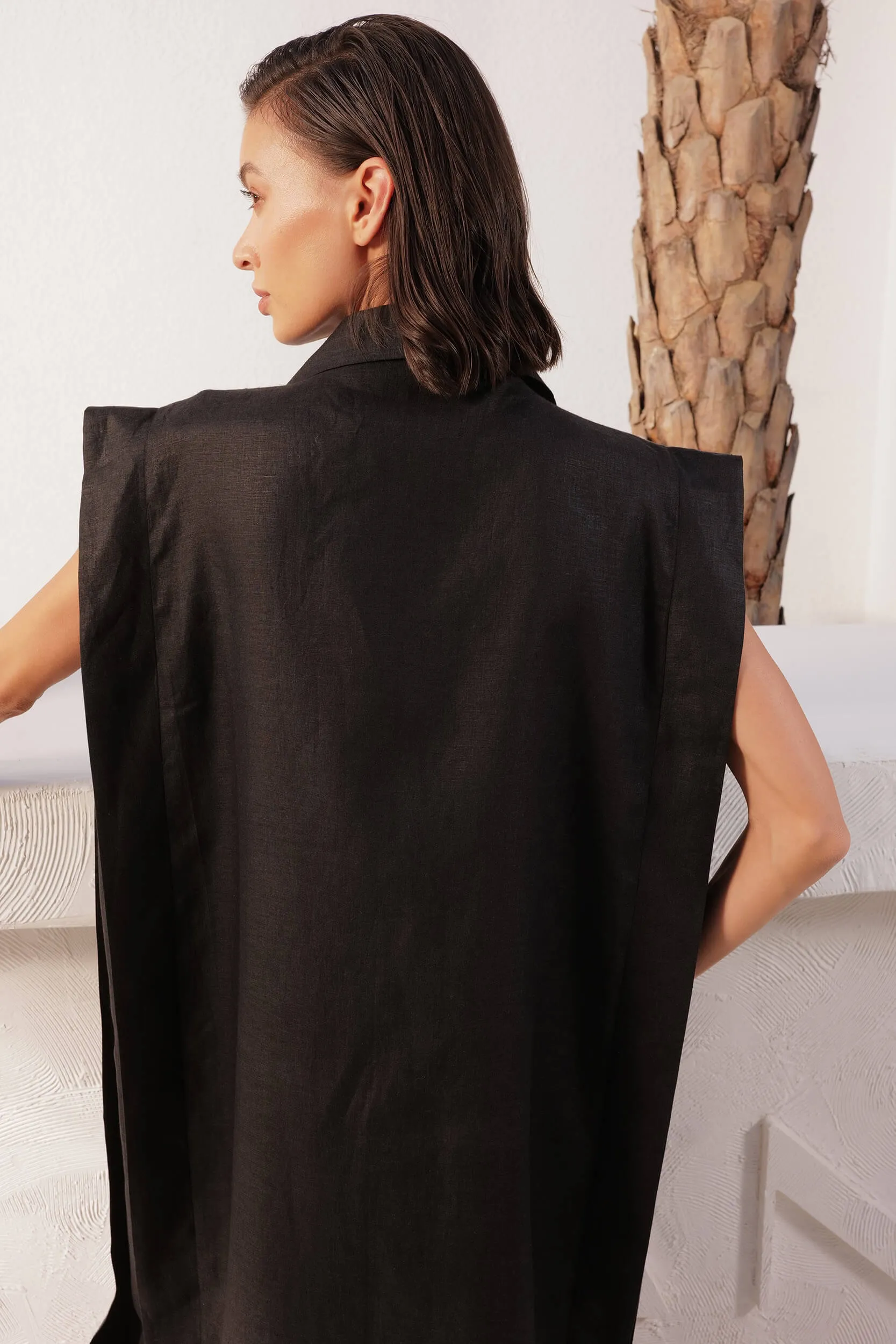 Tokyo Overlay Dress (Black)