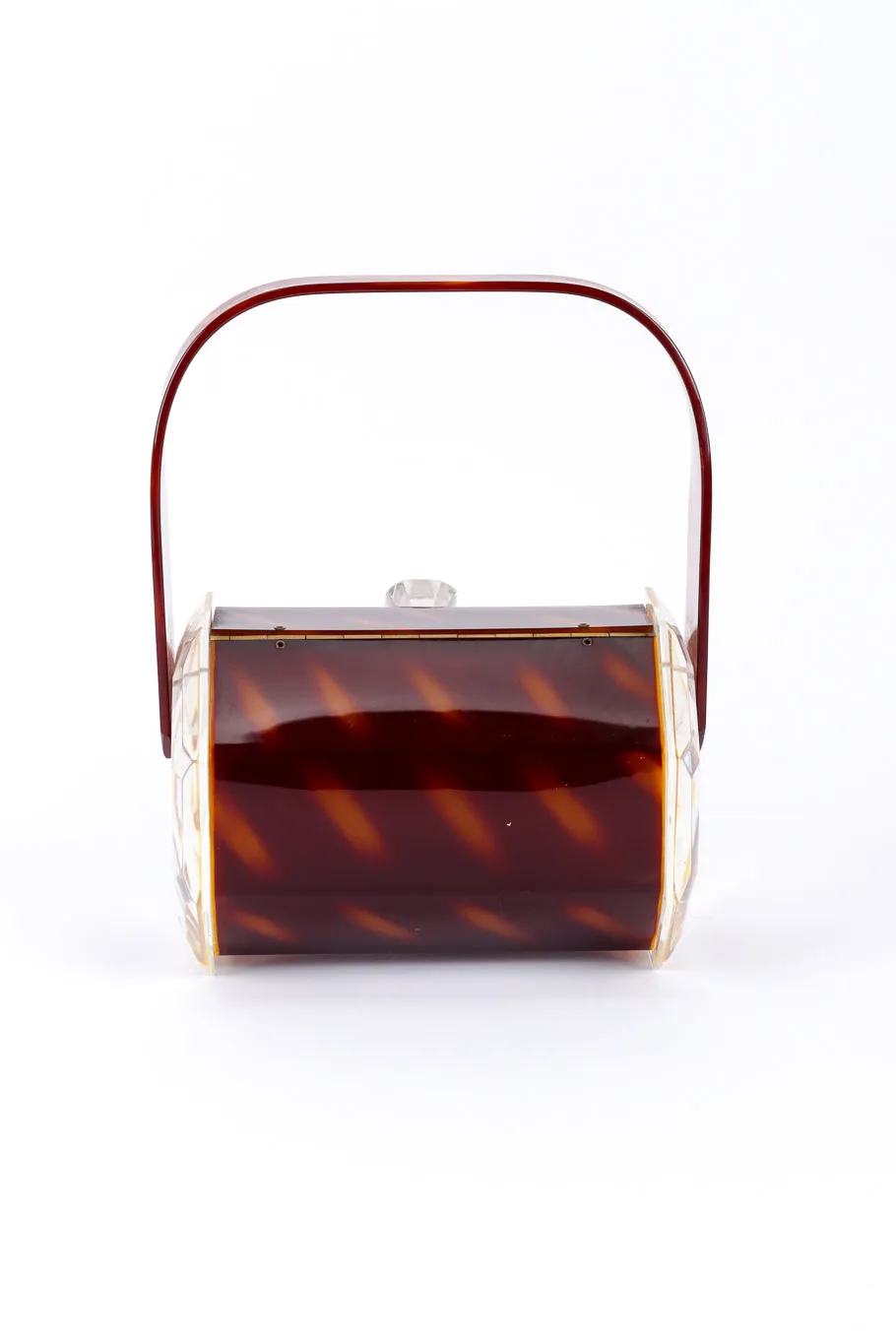 Tortoiseshell Lucite Box Bag