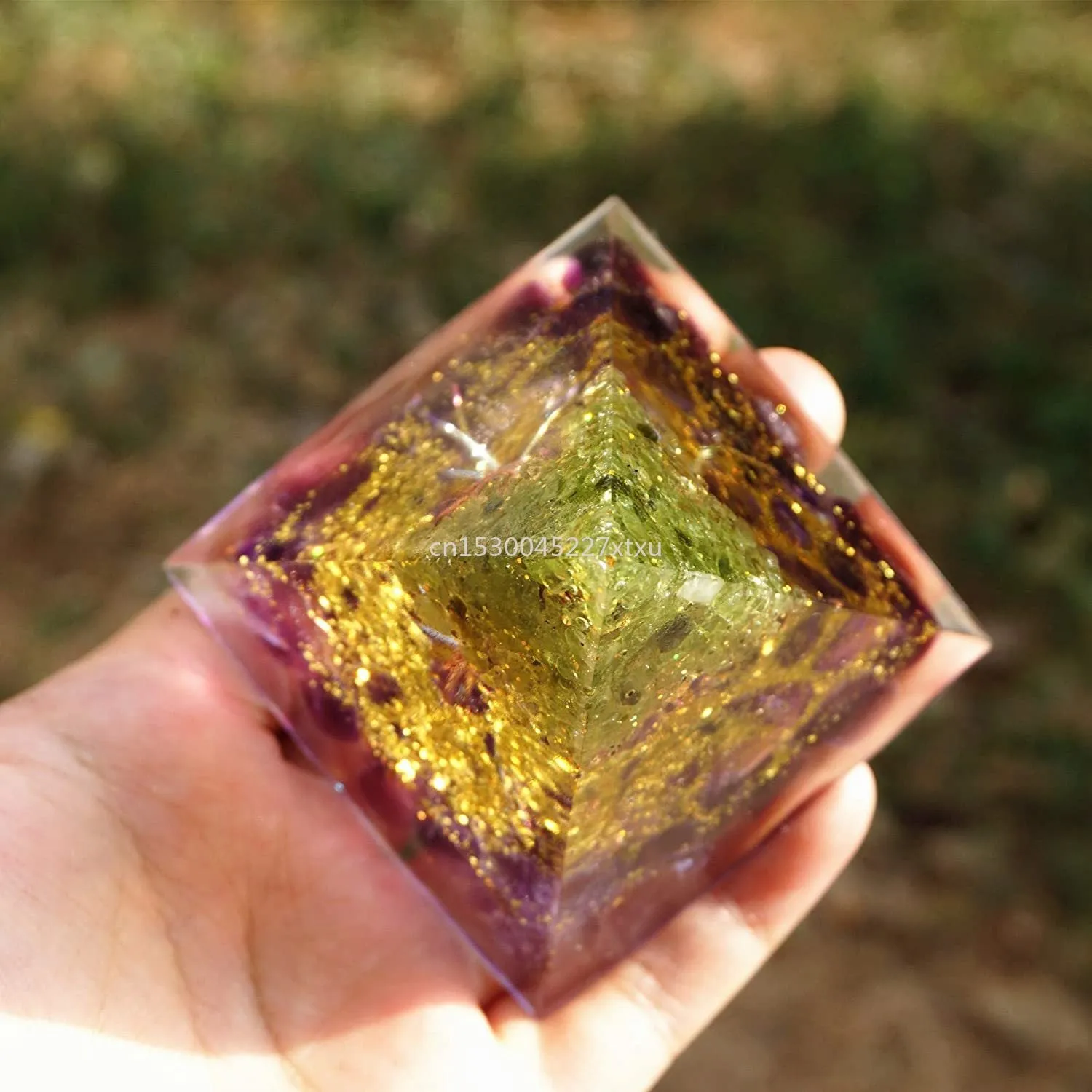 Tree of Life Orgonite Pyramid
