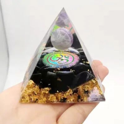 Tree of Life Orgonite Pyramid