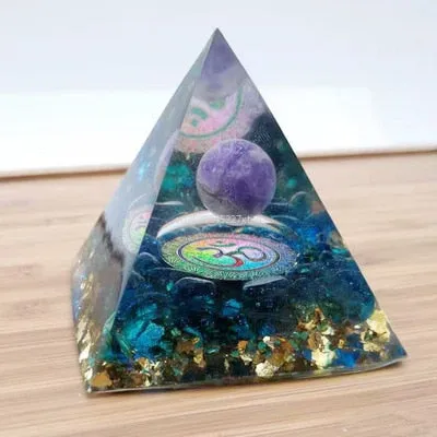 Tree of Life Orgonite Pyramid