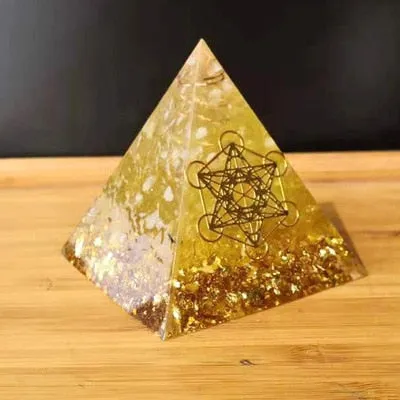 Tree of Life Orgonite Pyramid