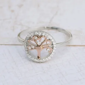 Tree of Life Sterling Silver Ring