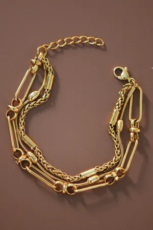 Triple Chain Bracelet