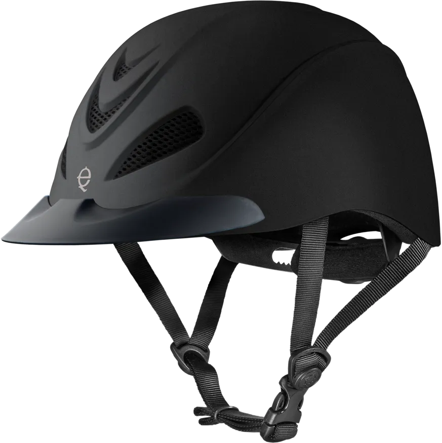 Troxel Liberty Riding Helmet-Black Duratec