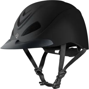 Troxel Liberty Riding Helmet-Black Duratec