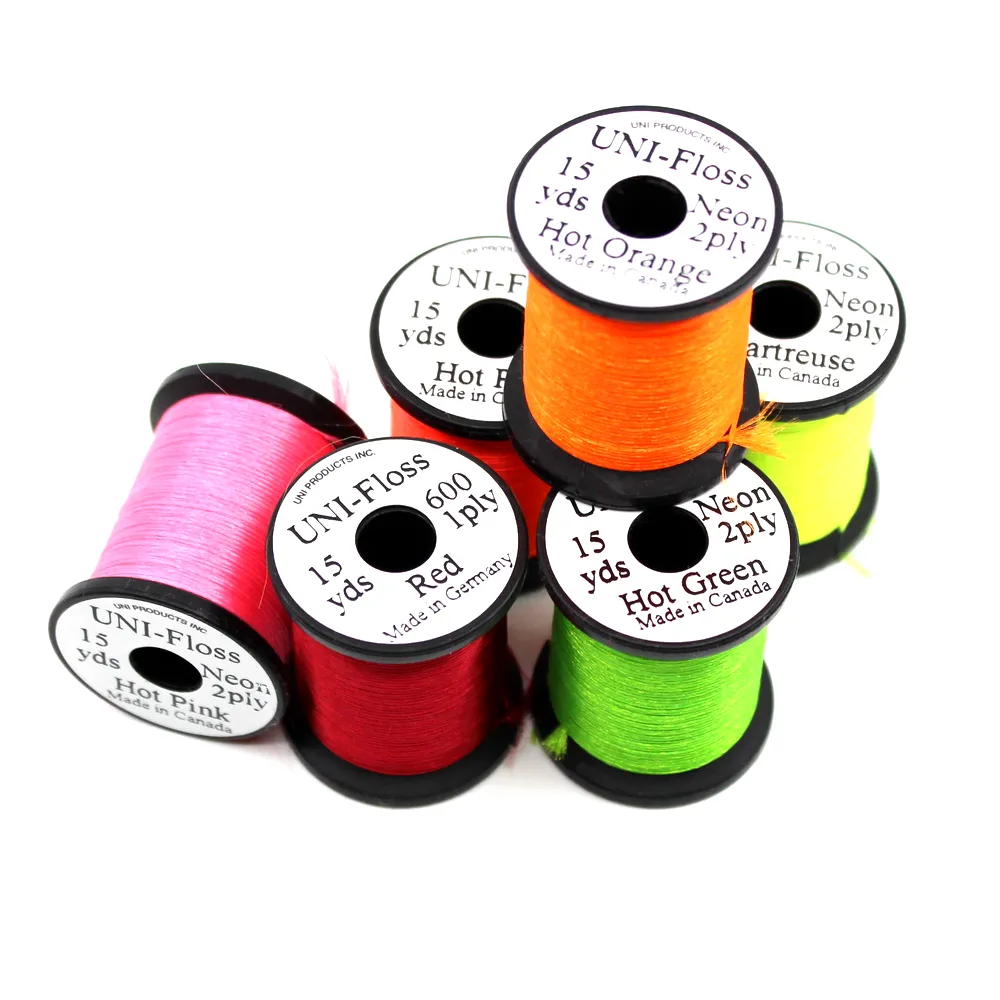 Uni Neon Floss, Hot Red