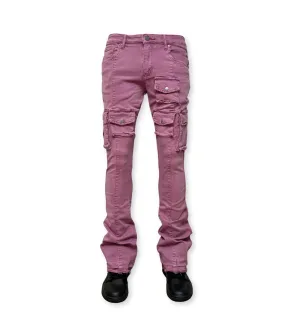 Utility Cargo Flare Denim