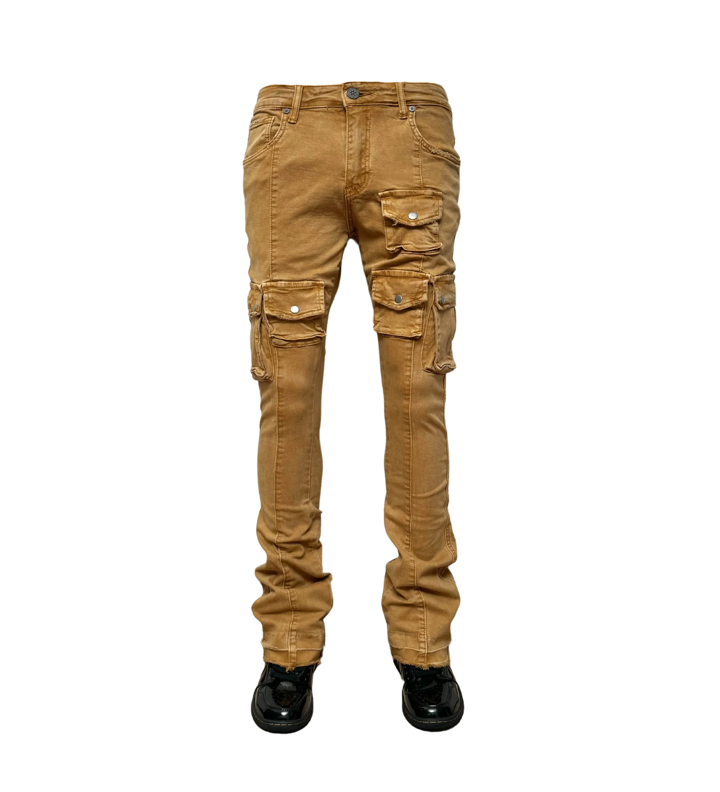 Utility Cargo Flare Denim