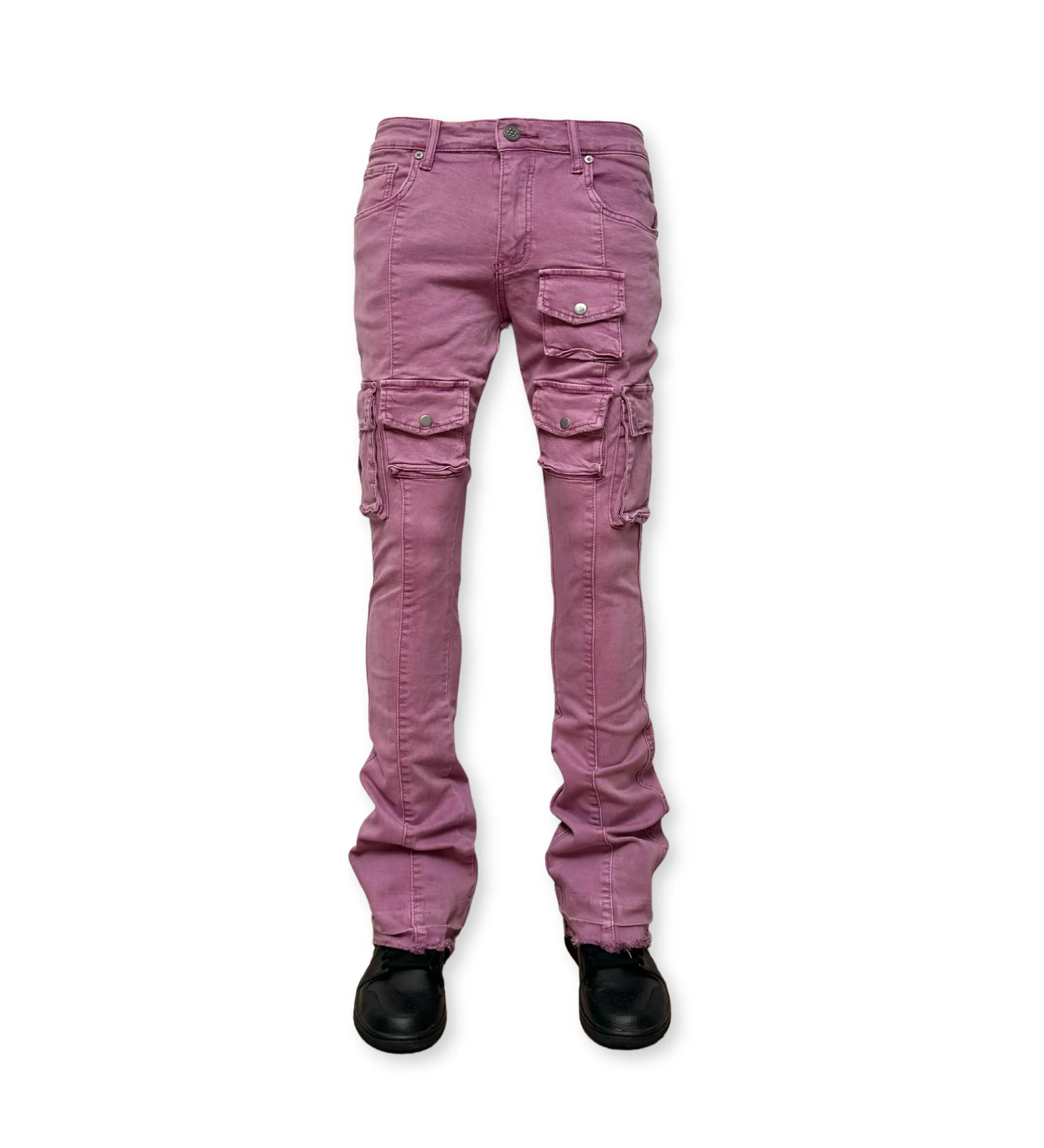 Utility Cargo Flare Denim
