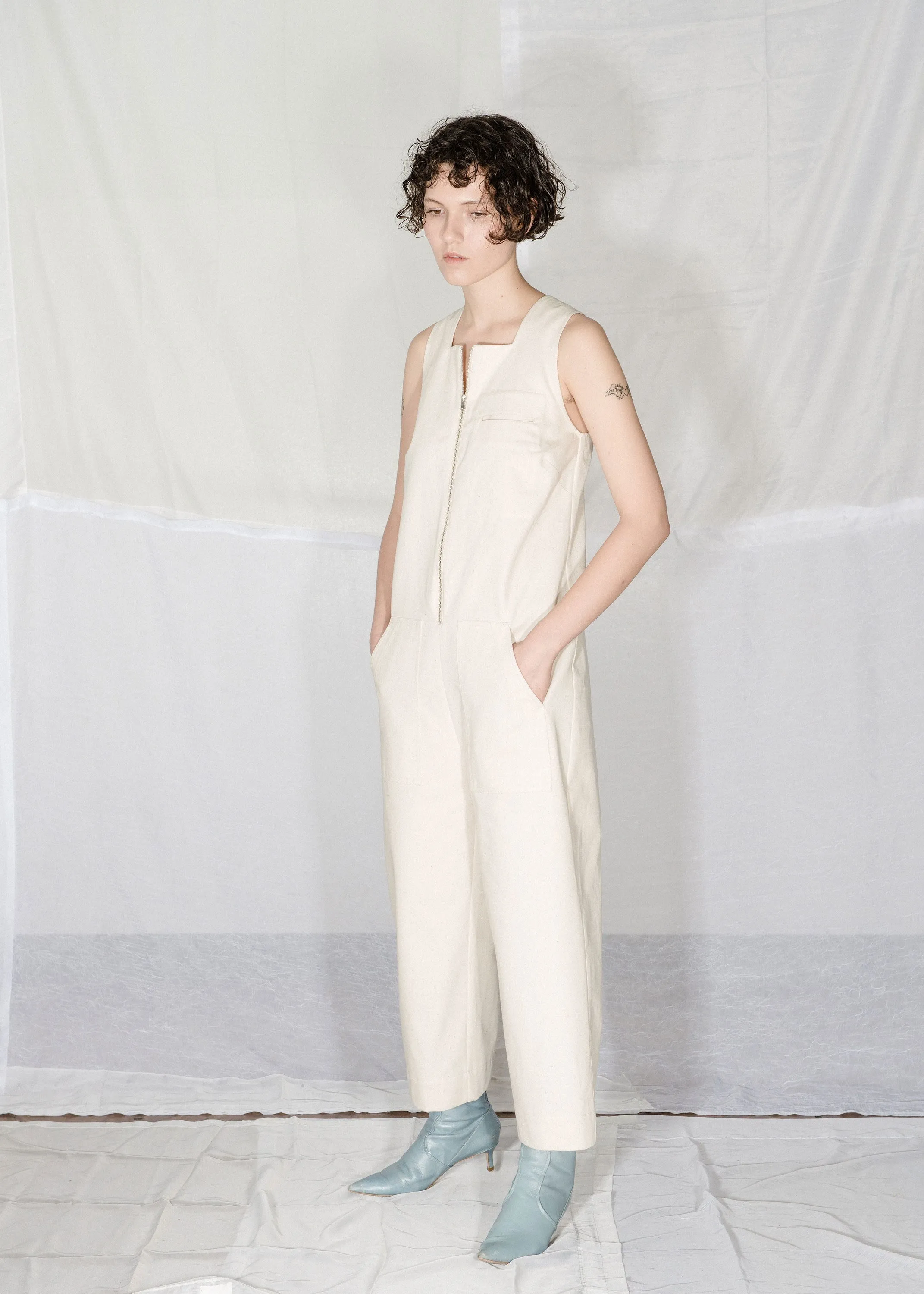 Utility Jumpsuit - Natural