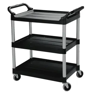Utility Shelf Cart - Light Duty - 17" x 34" - 3 Shelf -  - 250 Lb. Capacity - 1 Each