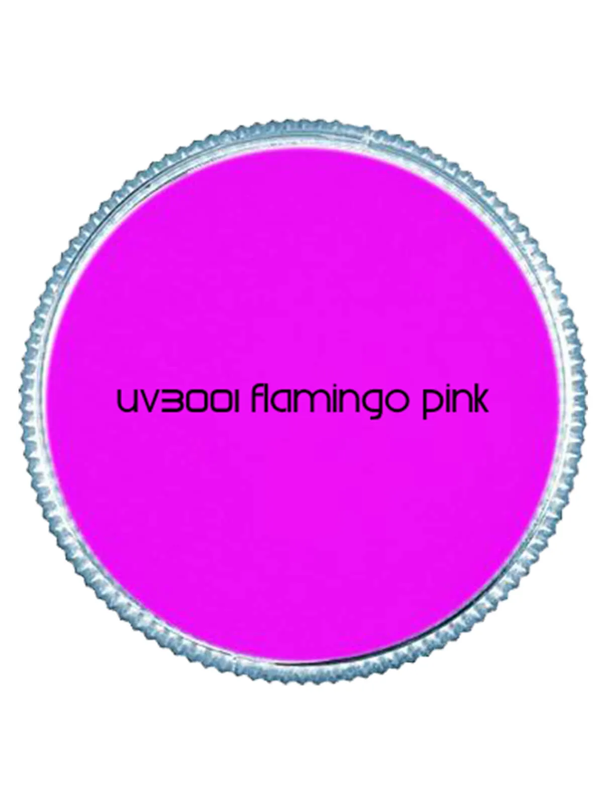 UV Palette containing 6 UV & day glow colours.  Colours include Neon Foxy Orange, Neon Pink Flamingo, Neon Toxic Yellow, Neon Kryptonite Green, Super Nova & Abyss.