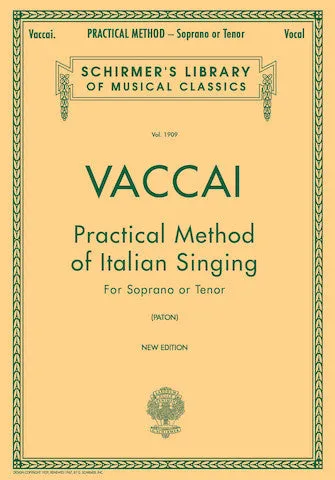 Vaccai: Practical Method of Italian Singing