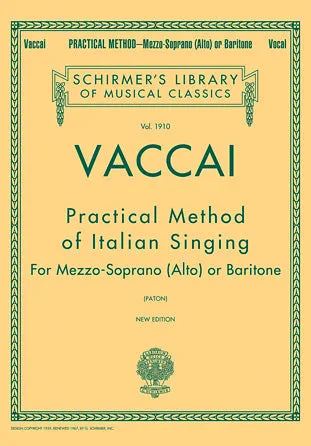 Vaccai: Practical Method of Italian Singing