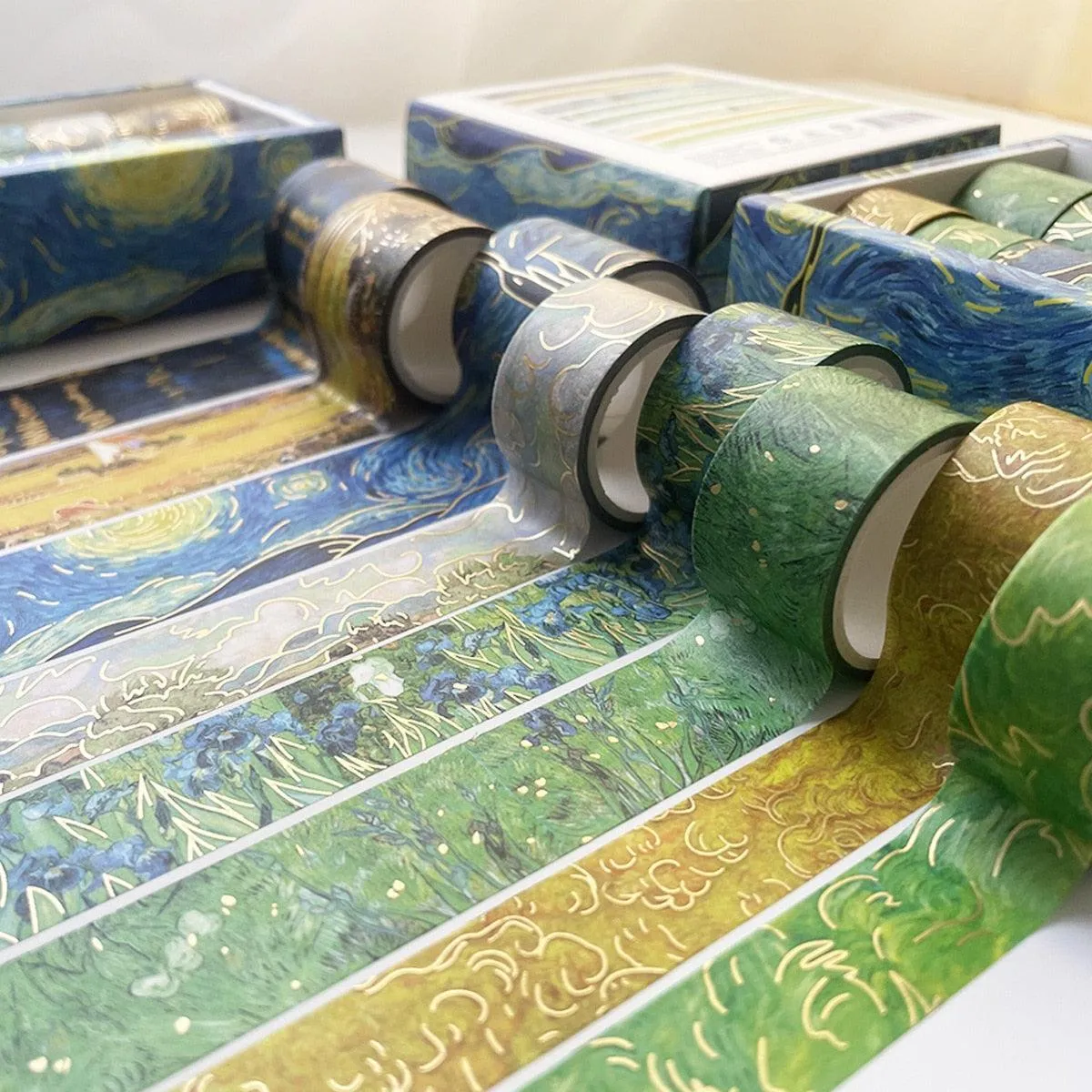 Van Gogh Gold Masking Washi Tape