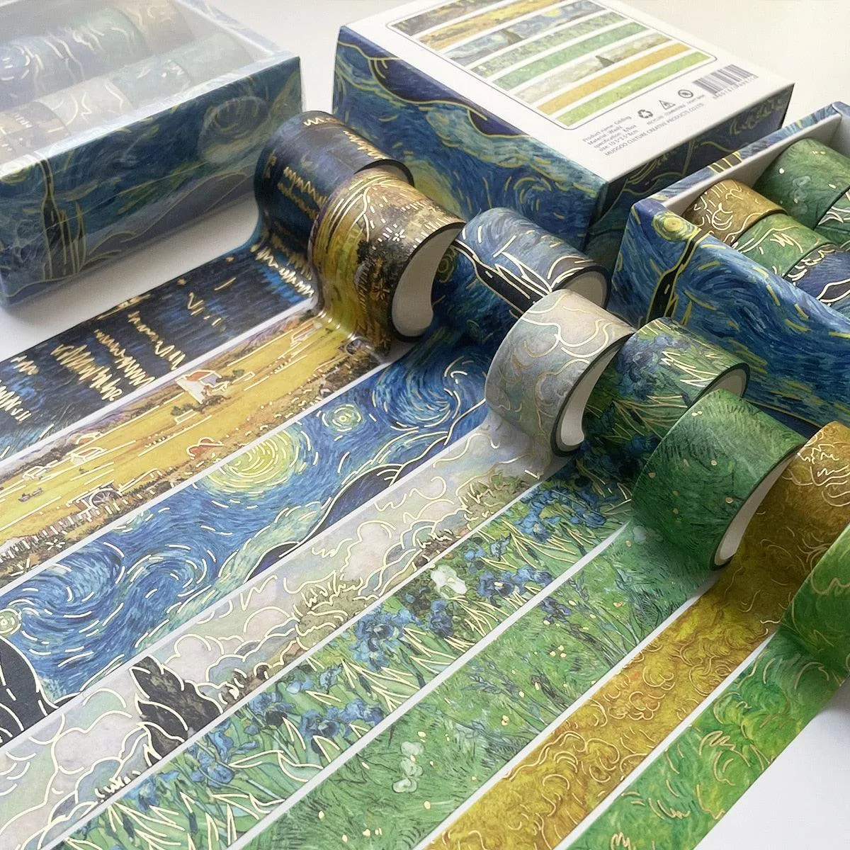Van Gogh Gold Masking Washi Tape