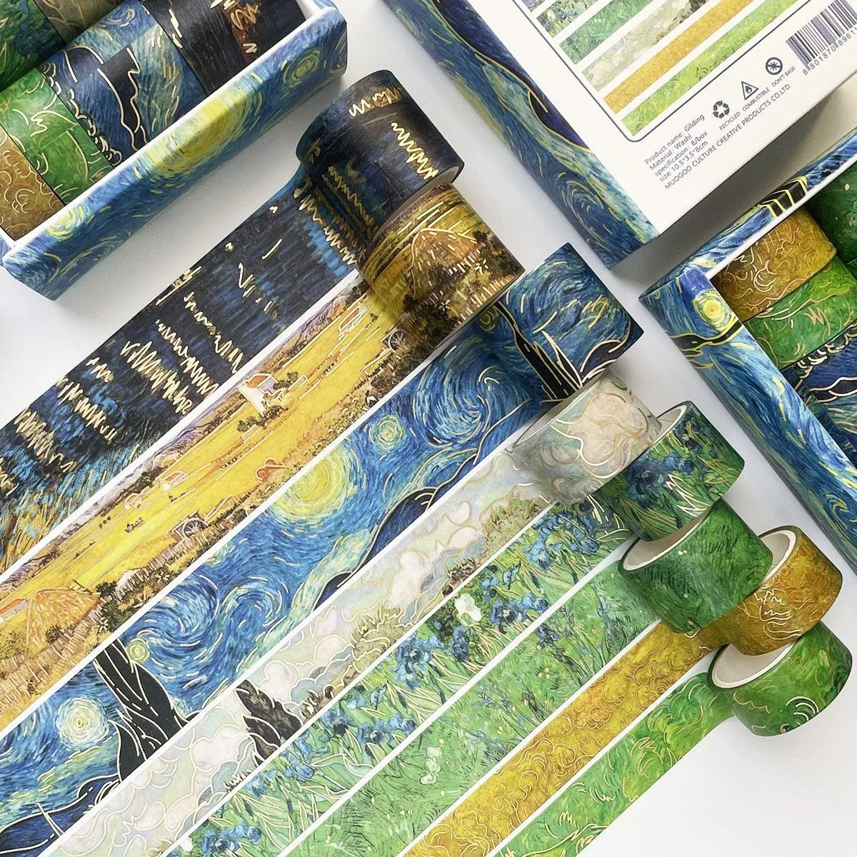 Van Gogh Gold Masking Washi Tape