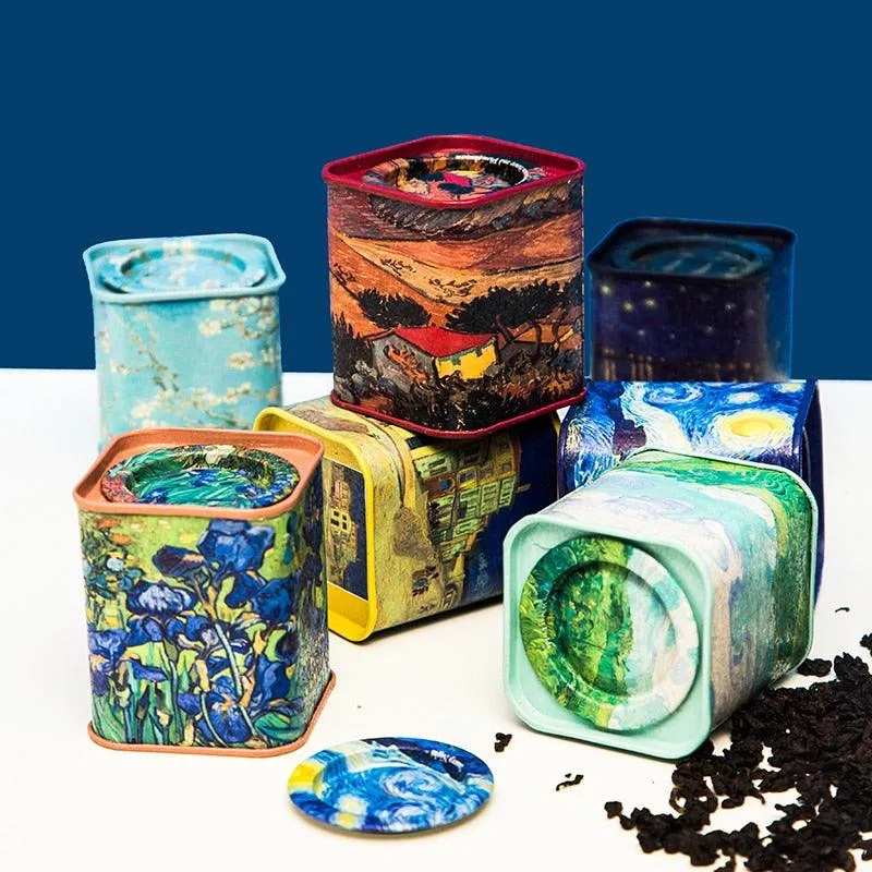 Van Gogh Mini Tea Canisters