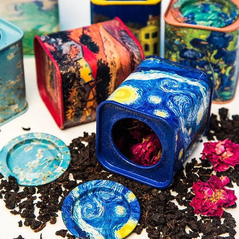 Van Gogh Mini Tea Canisters