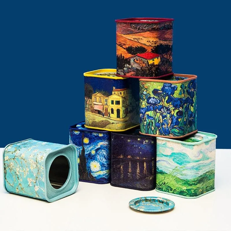 Van Gogh Mini Tea Canisters