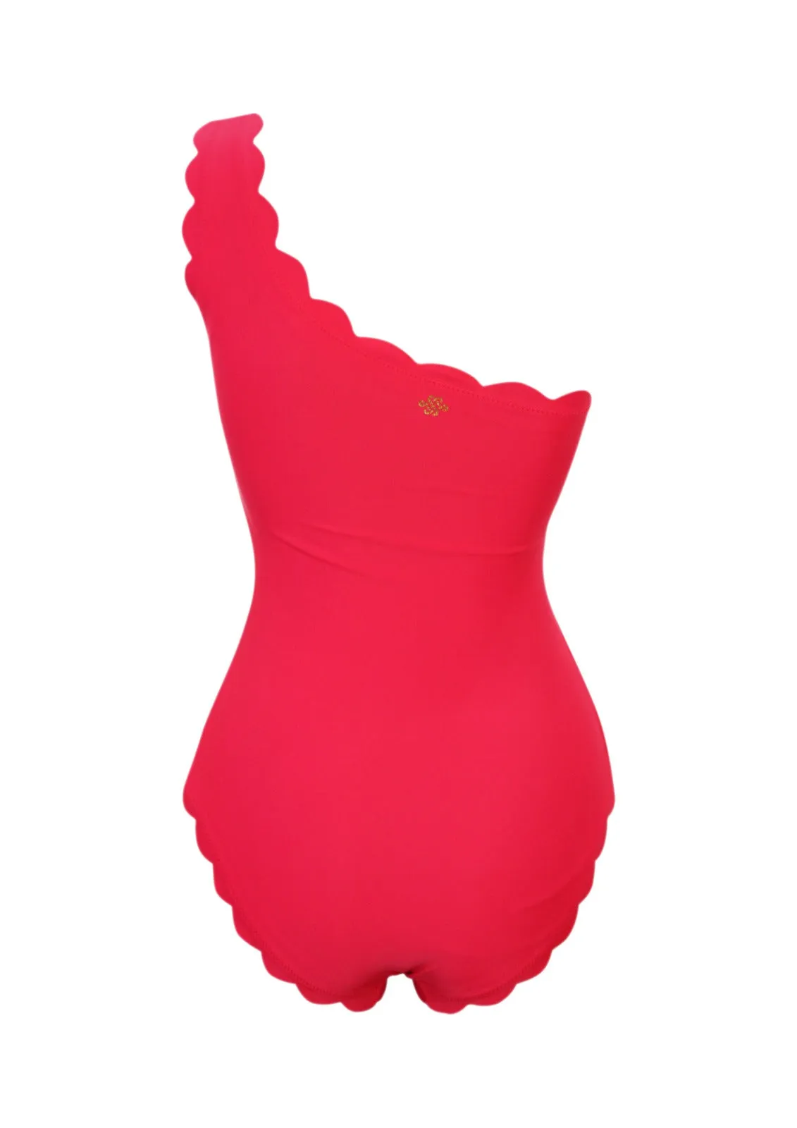 Venus Red Over One Shoulder Onepiece