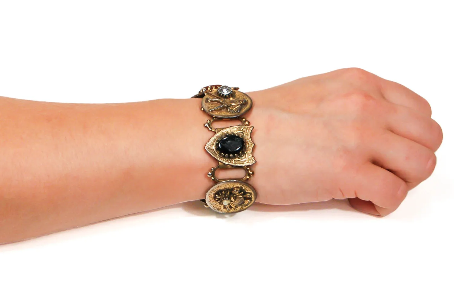 Victorian Revival Statement Bracelet
