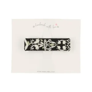 Vintage Black/Ivory Barrette