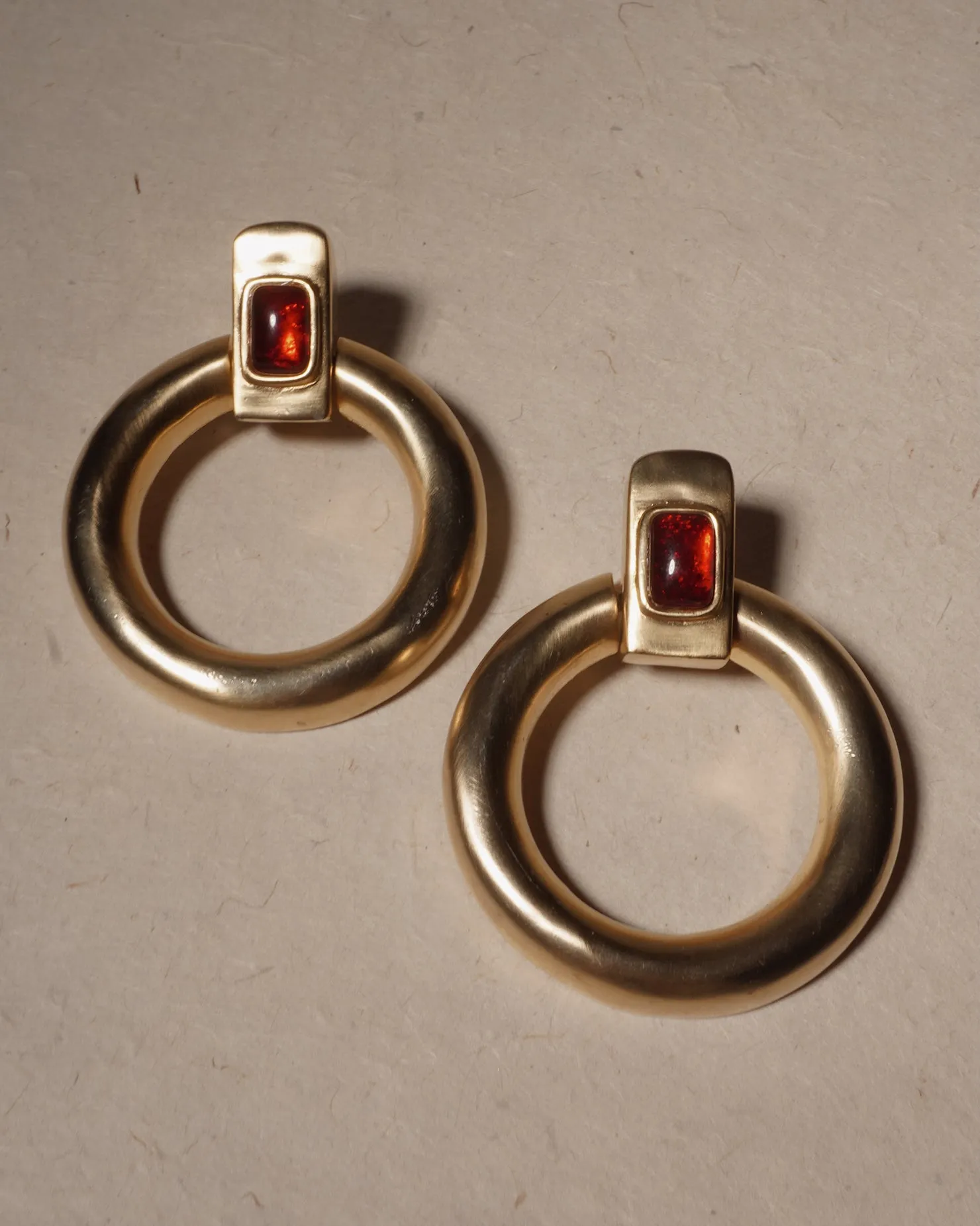Vintage Ruby Cab Door Knockers