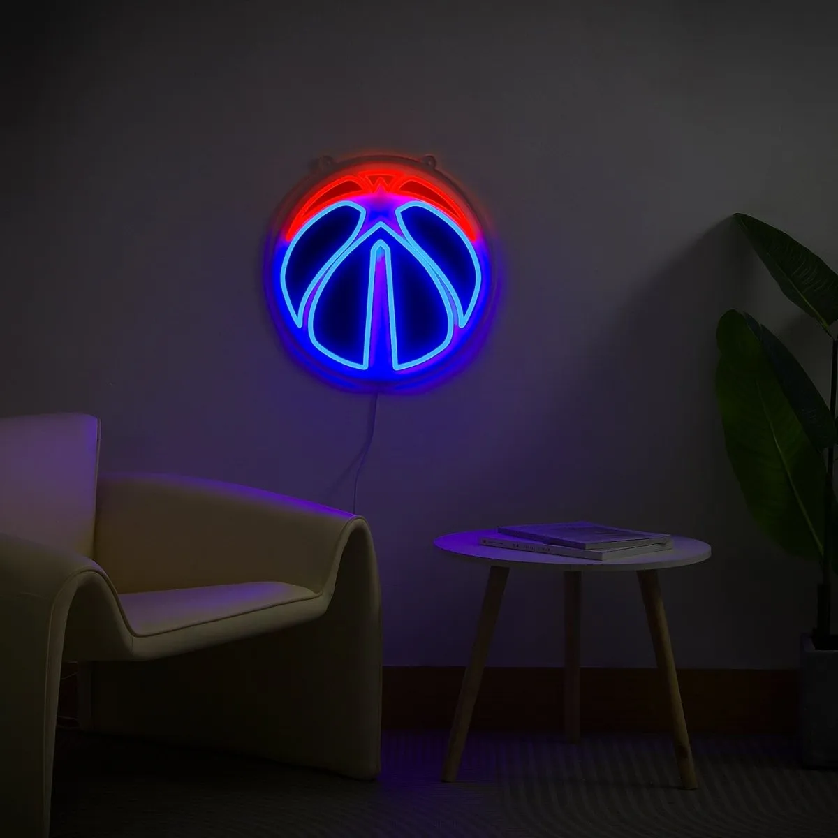 Washington Wizards: Die-Cut LED Neon Sign