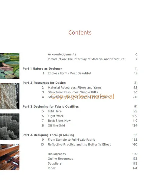Weaving - Structure and Substance