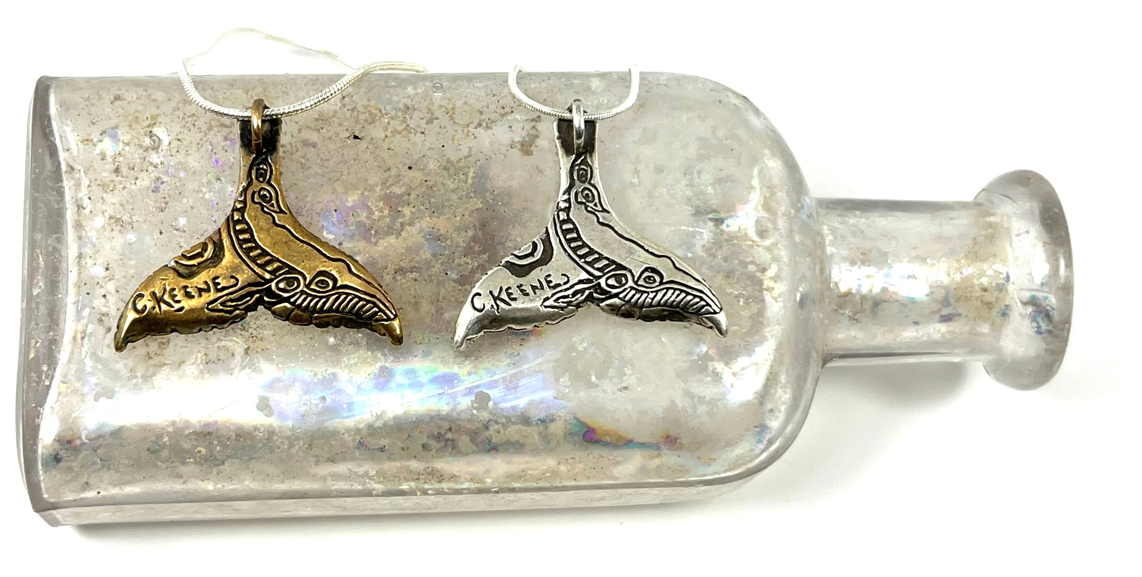 Whale Fluke Necklace- Overlay