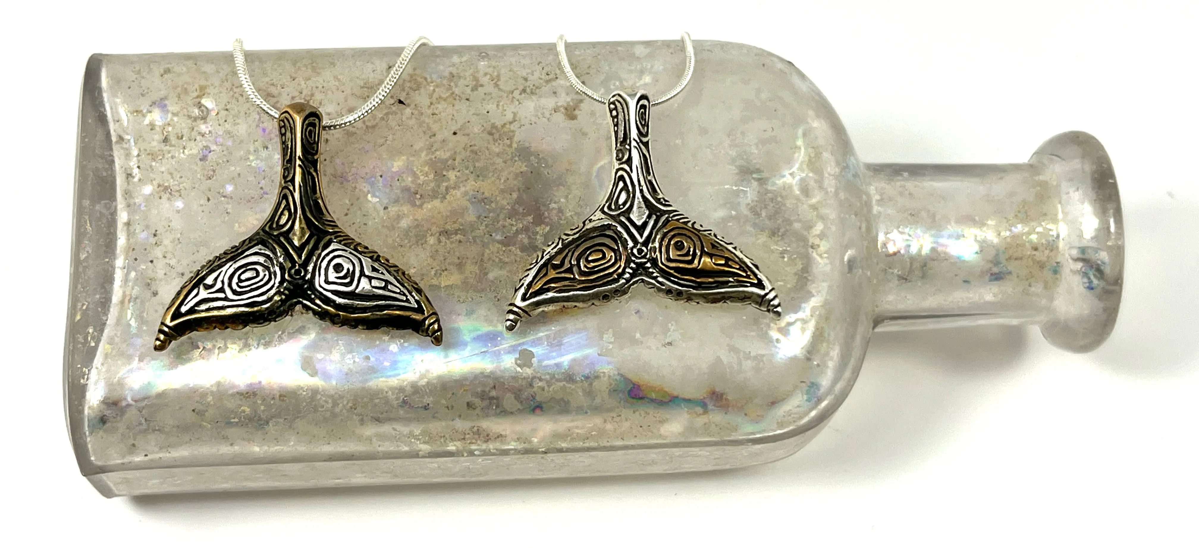 Whale Fluke Necklace- Overlay