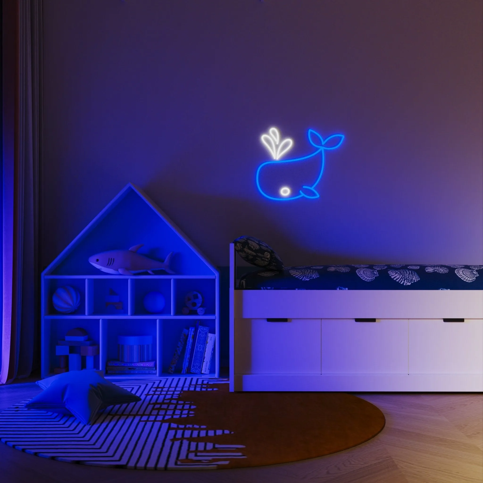 Whale Pal - LED neon sign