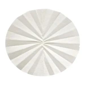 Whatman 10331554 Filter Circle, 385mm Dia, Folded Prepleated Grade 520B