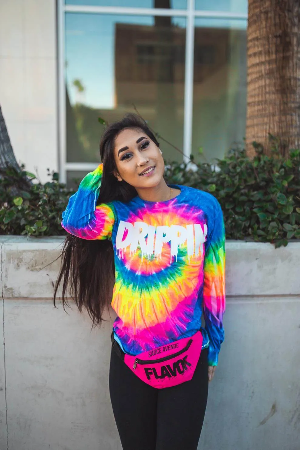 White Drippin | Neon OG Long Sleeve Tee