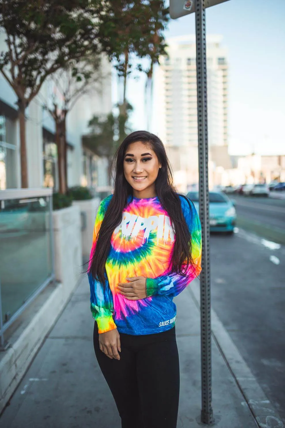 White Drippin | Neon OG Long Sleeve Tee