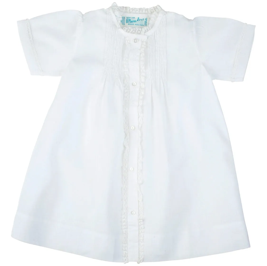 White Lace Folded Daygown
