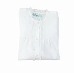 White Lace Folded Daygown