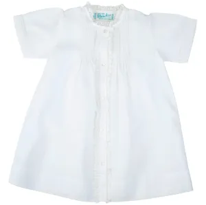 White Lace Folded Daygown