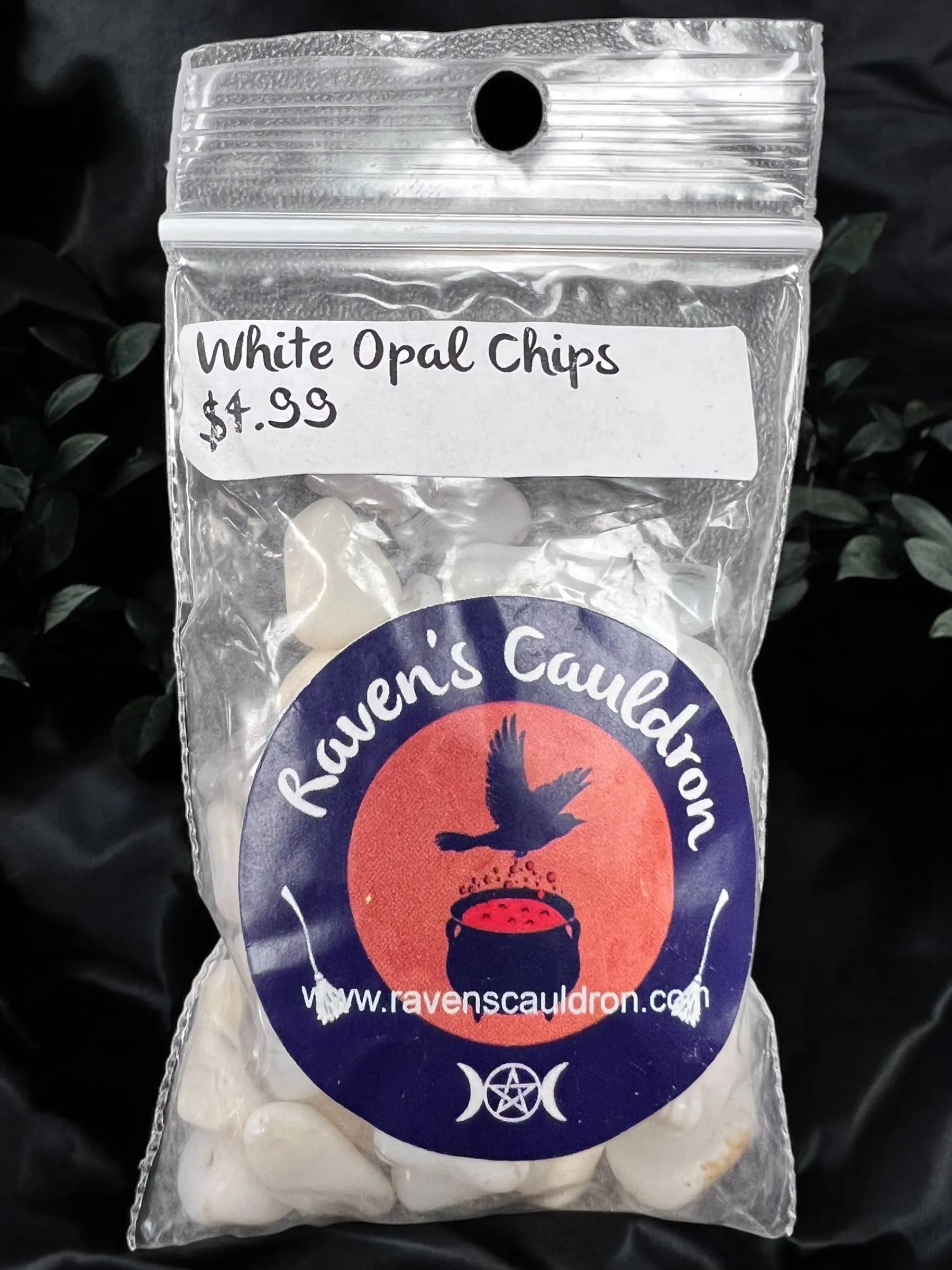 White Opal Gemstone Chips