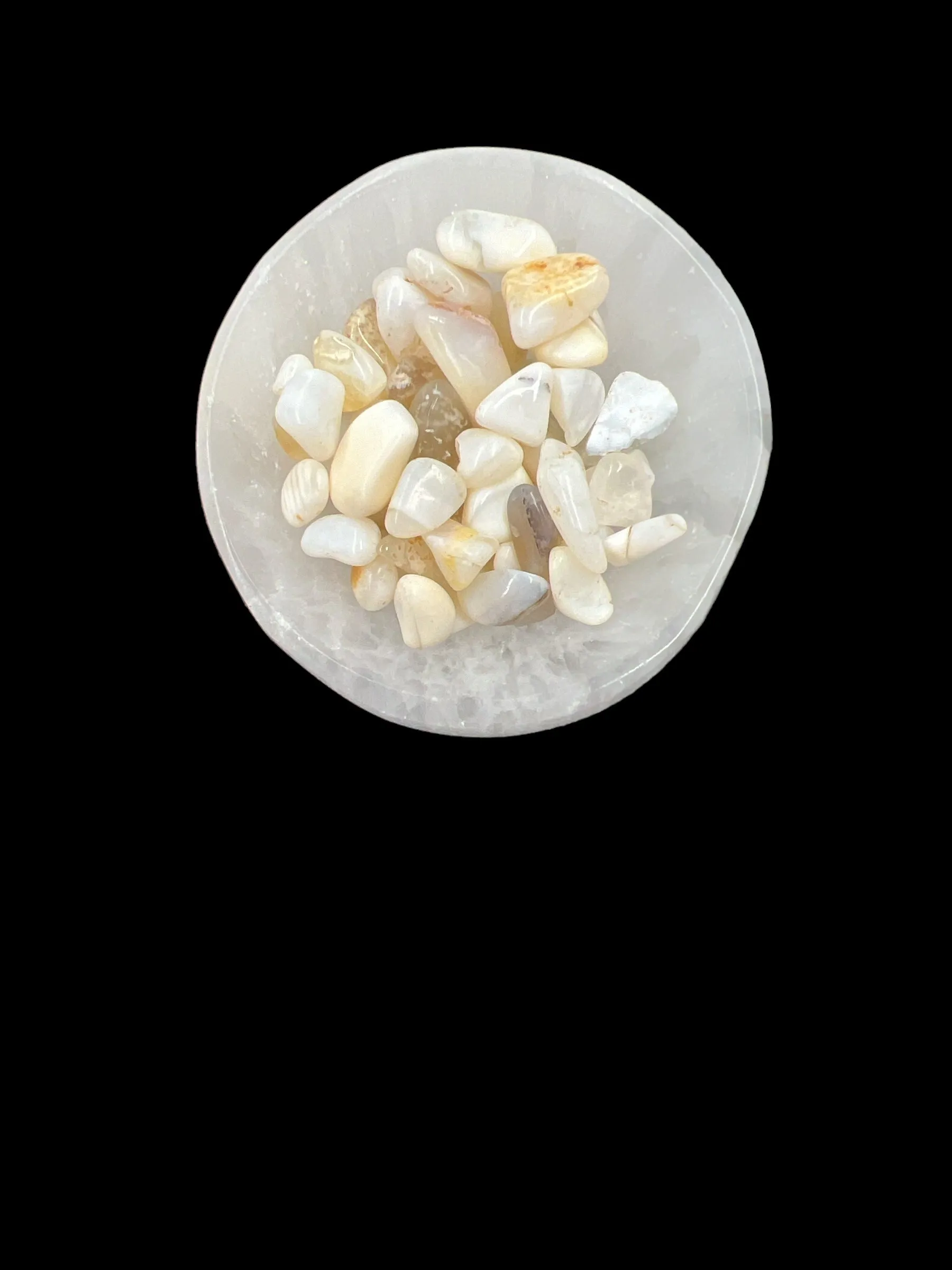 White Opal Gemstone Chips