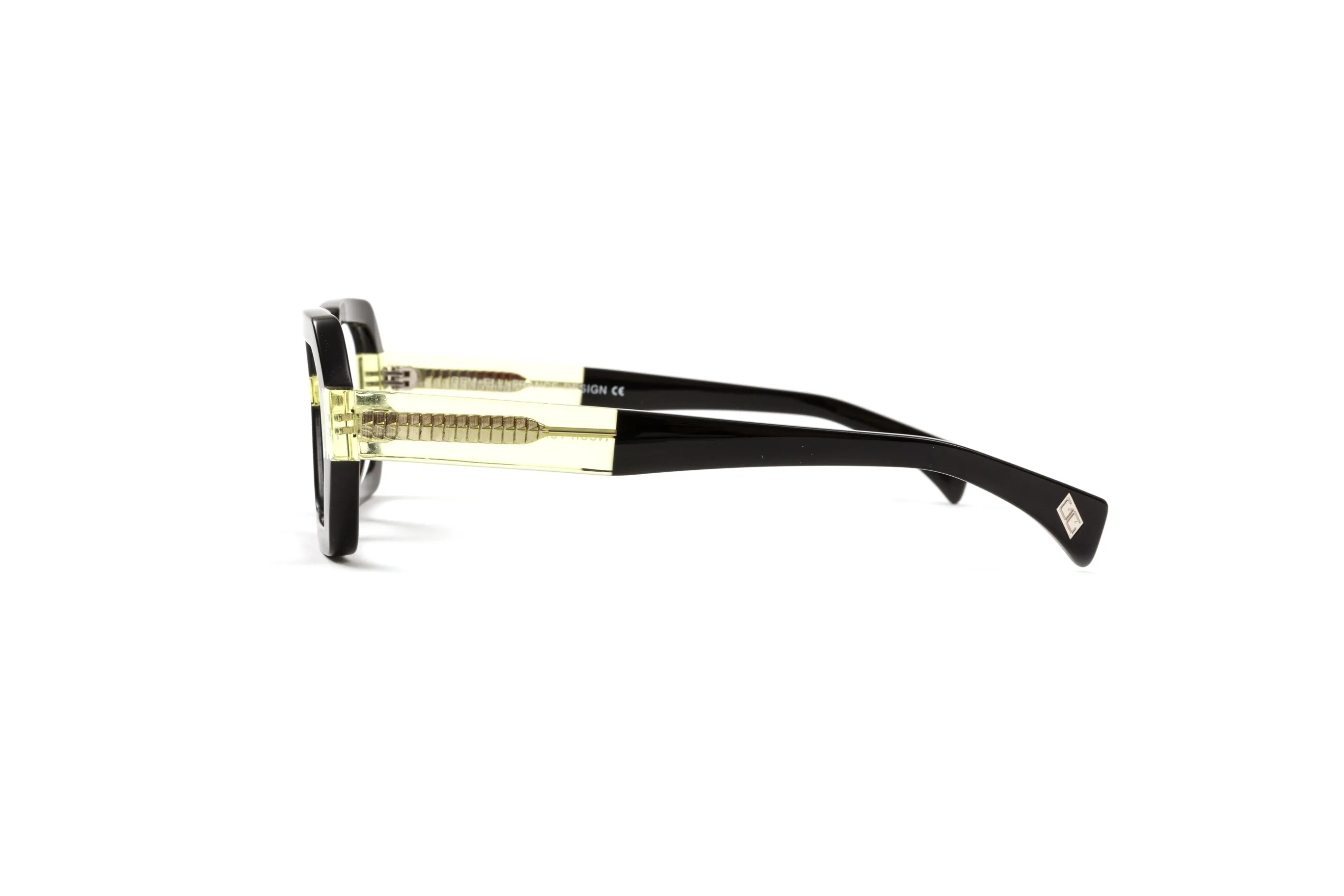 Wild Paradise Black/Neon Yellow Reading Glasses