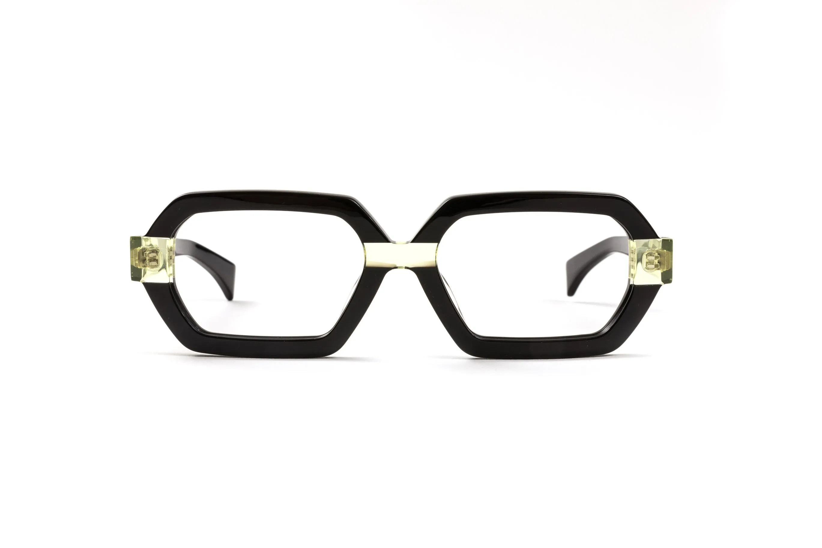 Wild Paradise Black/Neon Yellow Reading Glasses