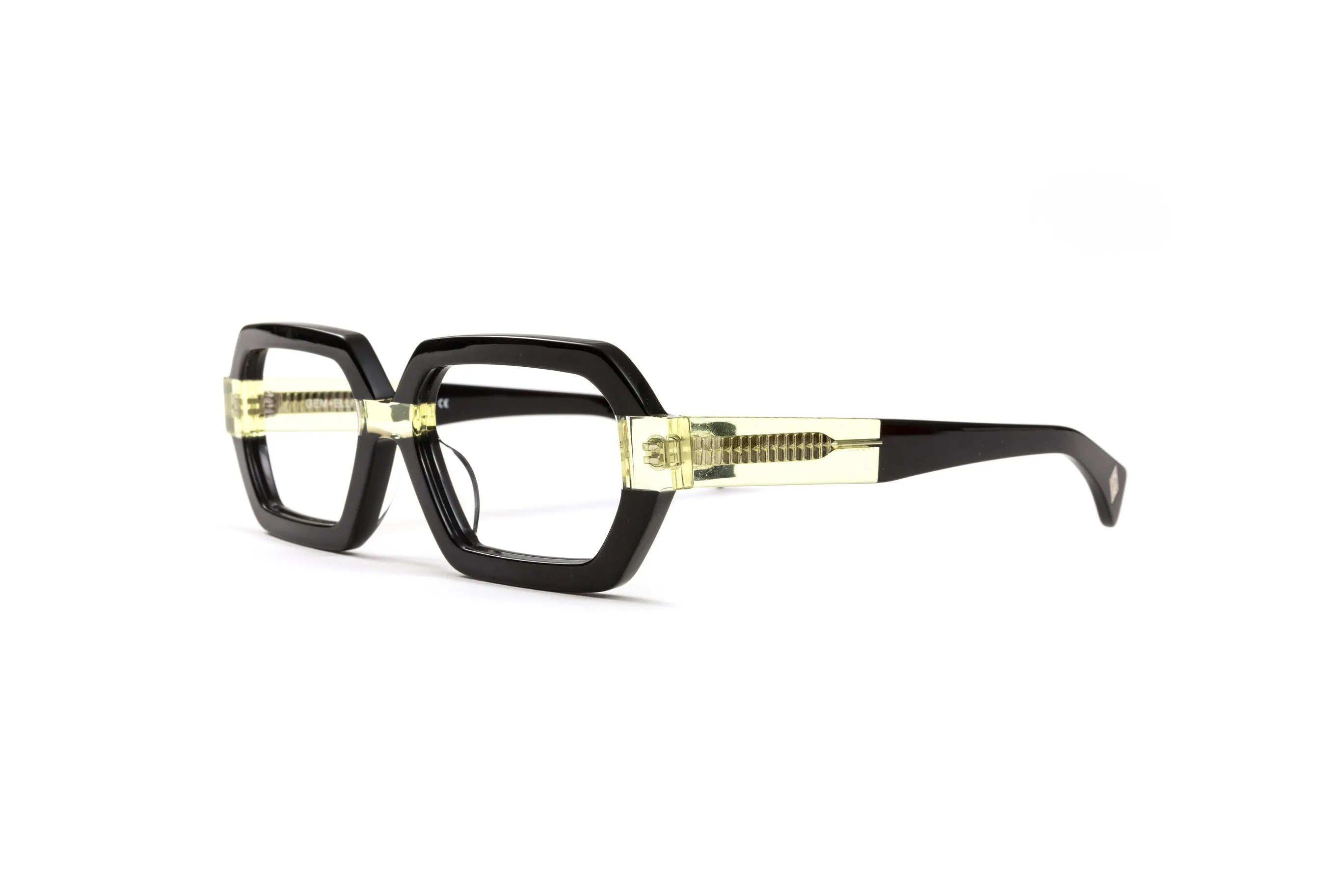 Wild Paradise Black/Neon Yellow Reading Glasses